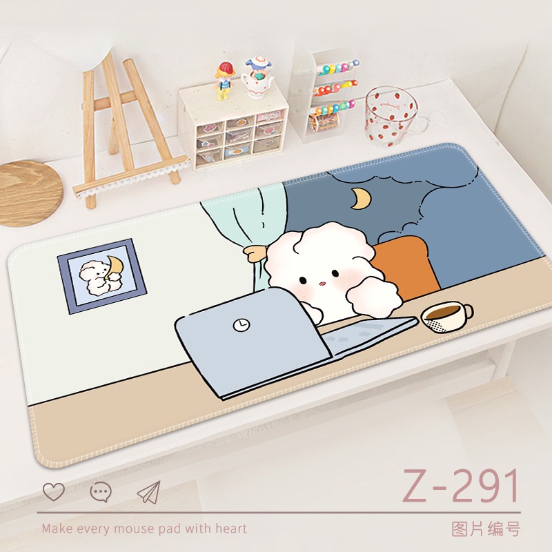 Mouse Pad Gaming Ukuran Besar 90cm / 40cm / 80cm / 30cm ANTI SLIP Motif Astronot