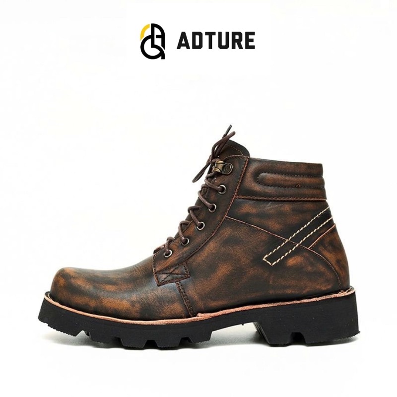 RQ-ADTURE  SEPATU BOOT KULIT ASLI