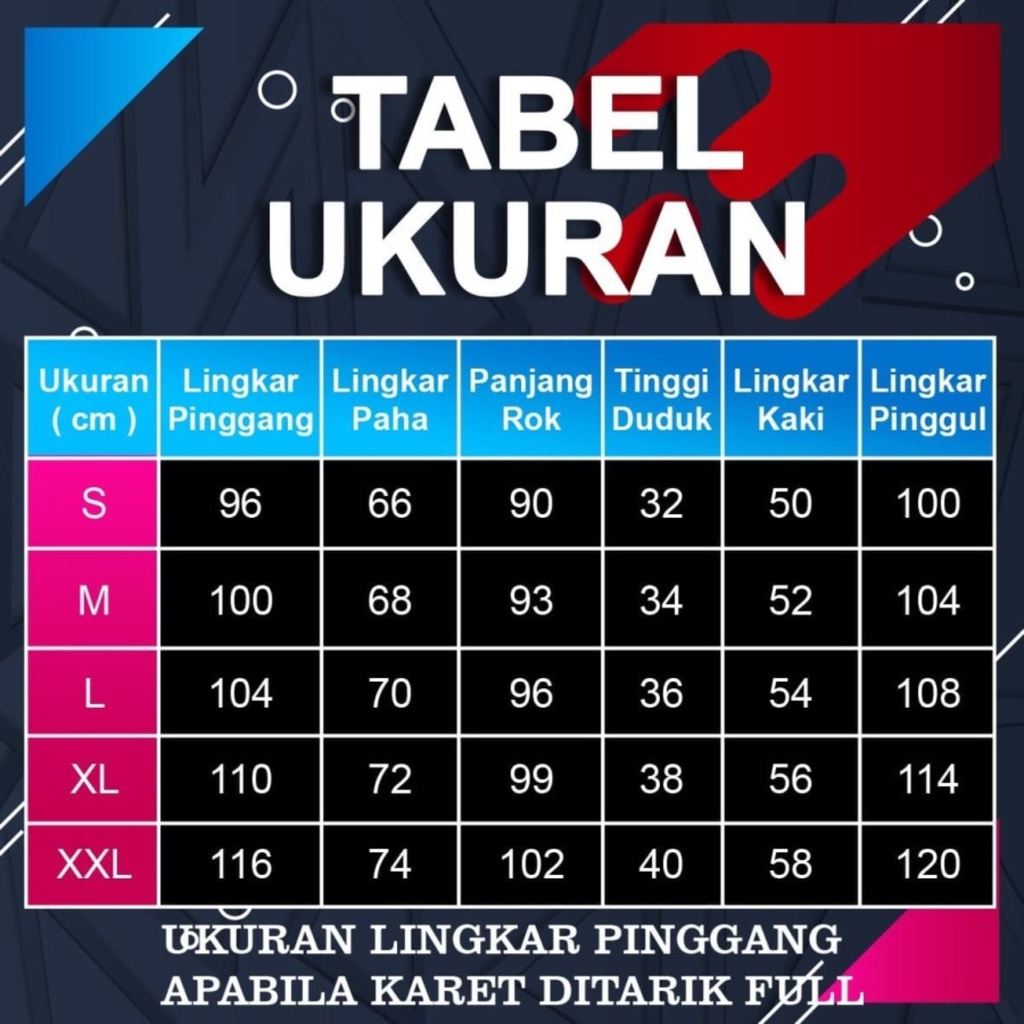 Rok Celana Panjang Muslim Biru Muda Bahan Jean Weast
