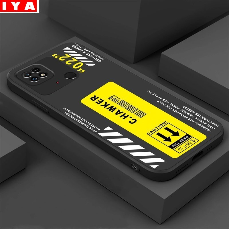 Casing Silikon Redmi Note 11 Pro 11S Redmi 10C 10A 9C 9T 9A Note 10 5G Note 10S Note 9 Note8 7 Poco M3 Pro X3 Pro Motif Label Brand