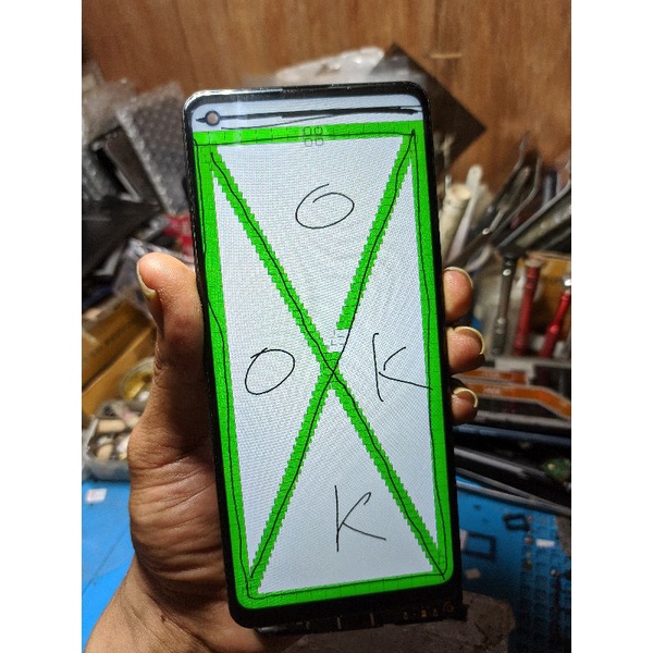 lcd samsung a21s original copotan