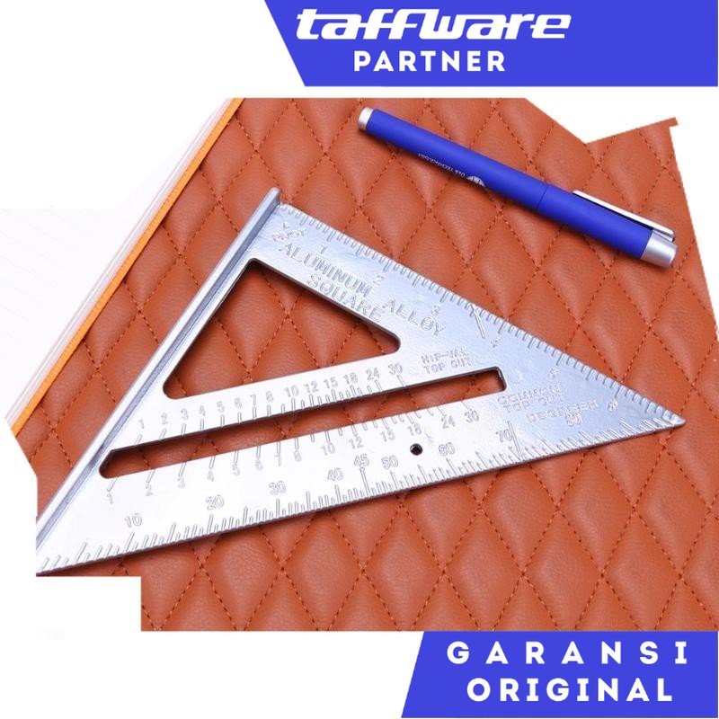 

Penggaris Siku Mistar Triangle Ruler Aluminium - VK18 Taffware