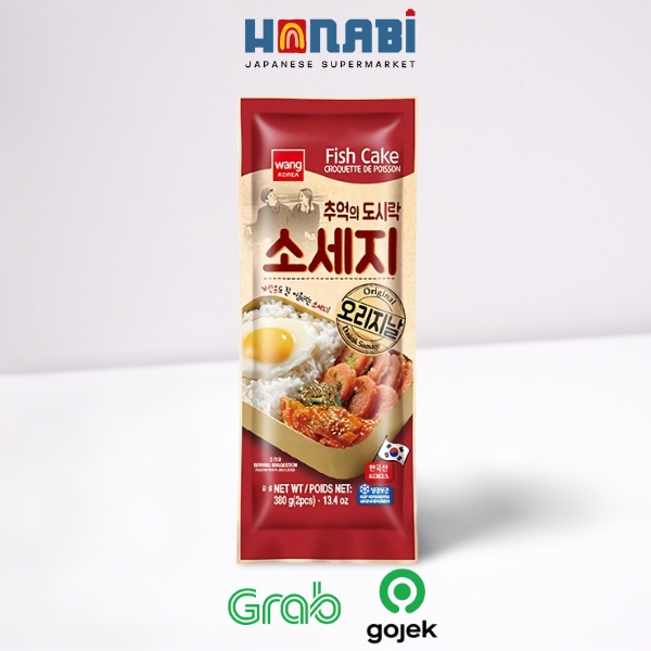 

Wang Korea Original Sausage Fish Cake 380gr - Sosis Otak Otak Ikan Made In Korea