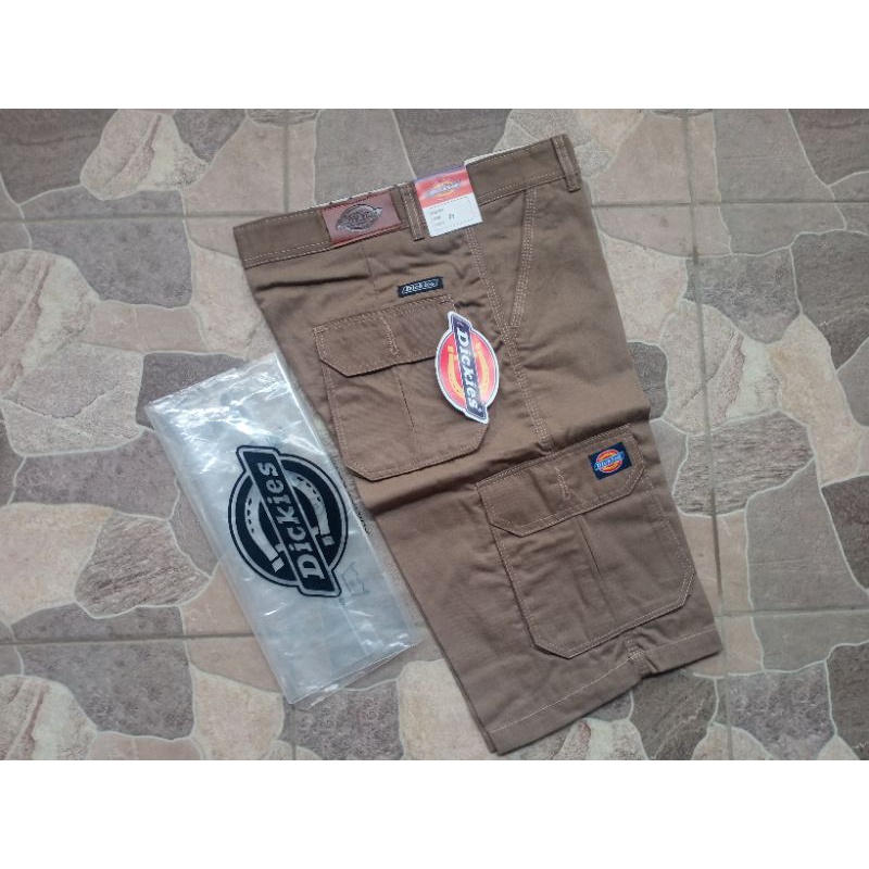 Celana Cargo Pendek Pria Mocca Dickies Premium