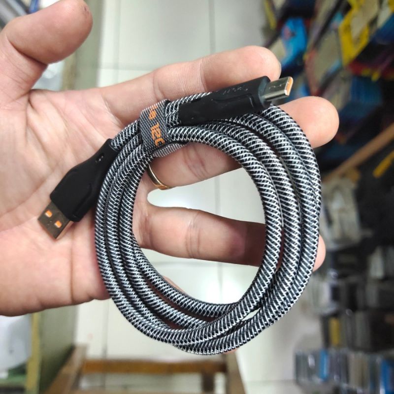 KABEL CHARGER MICRO 6G LD0-X70 120W USB CASAN TYPE C FAST CHARGING 3A KUALITAS PREMIUM