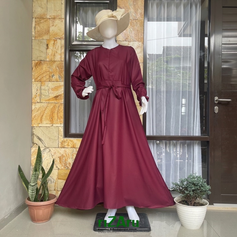 Gamis Polos Mayung Toyobo fodu by riZAru