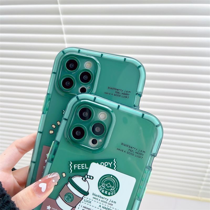 Soft Case Hp Gambar Milk Tea Untuk IPhone 12 / 13 / 14 / 11promax / X / Xs Max / Xr Bbvgt