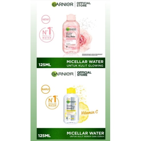 Garnier Micellar Water Rose / Vitamin C 125ml