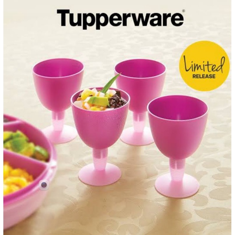 Tupperware ORI Goblet Tumbler (4)