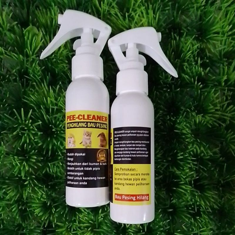 PEE SPRAY PENGHILANG BAU KOTORAN ,PIPIS, PUP &amp; DISINFECTANT KANDANG HEWAN PELIHARAAN ANDA (KUCING, ANJING, KELINCI dll)