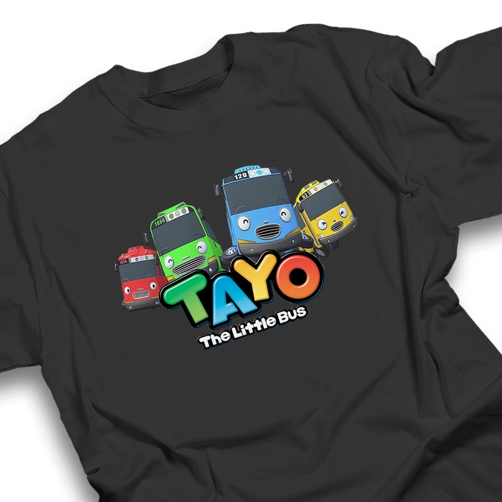 TAYO HEY TAYO KAOS ANAK kaos polos cotton combed 30s kaos katun pakaian baju anak laki-laki pakaian 