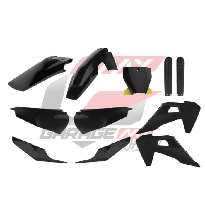 BODY SET ACERBIS FULL PLASTIC KIT HUSQVARNA TC FC - BLACK