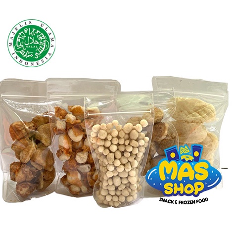 Topping boci Toping baso aci Cuanki lidah siomay goreng mini tahu goreng sukro Topping Baso aci Sukro Lidah Tahu Somay