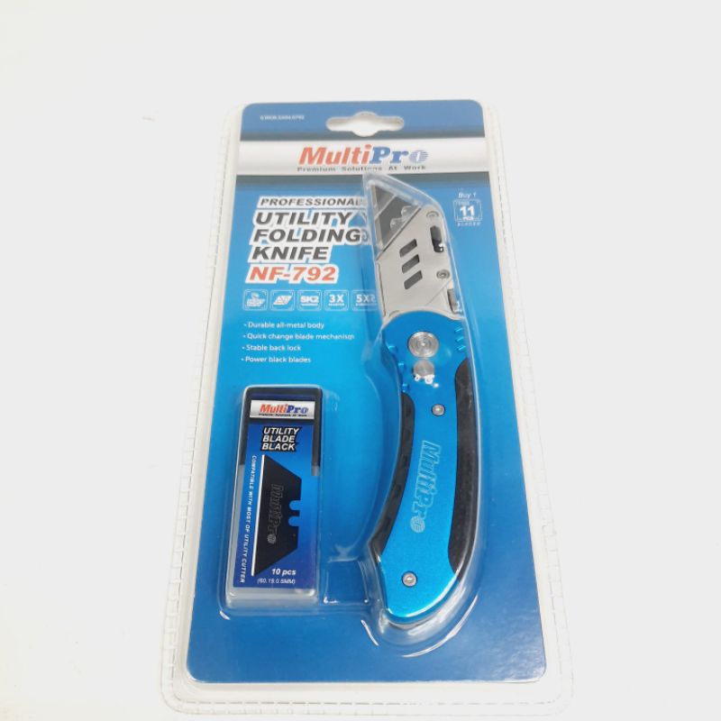 

Pisau Cutter Folding Knife / Cutter Lipat MULTIPRO NF-792