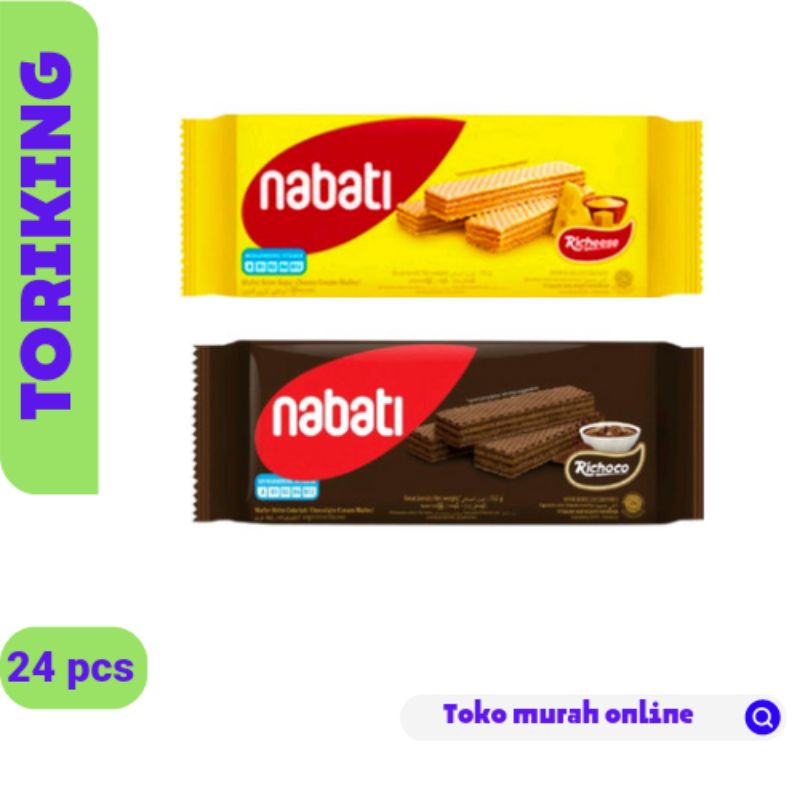 

NABATI WAFER - COKLAT DAN KEJU 110gr