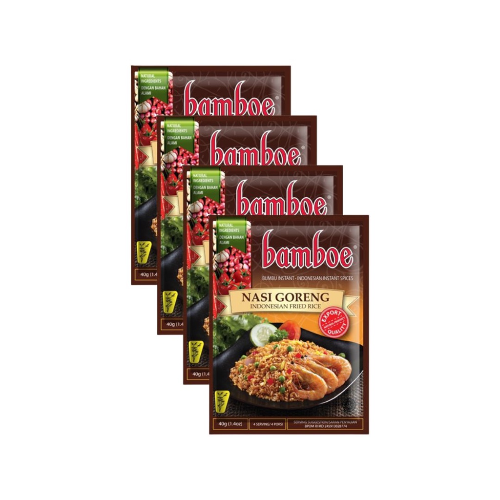 

Bamboe Bumbu Nasi Goreng 4 x 40 gr