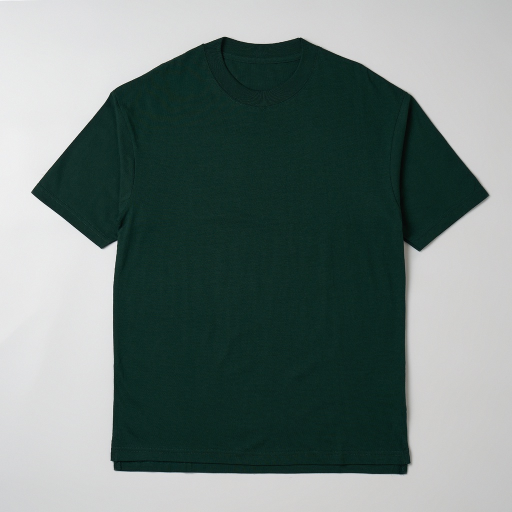 OVEROUTSPACE Kaos Polos Oversized Tshirt - DARK GREEN