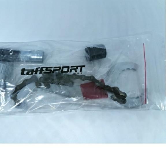 set kunci sepeda sproket freewheel treker crank BB Ht2 hollow tech - Hitam