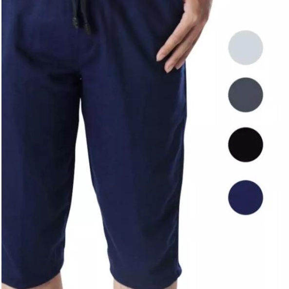 CELANA 3/4 PRIA SPORT OLAHRAGA SEPEDA GOWES - abu MUDA, XL