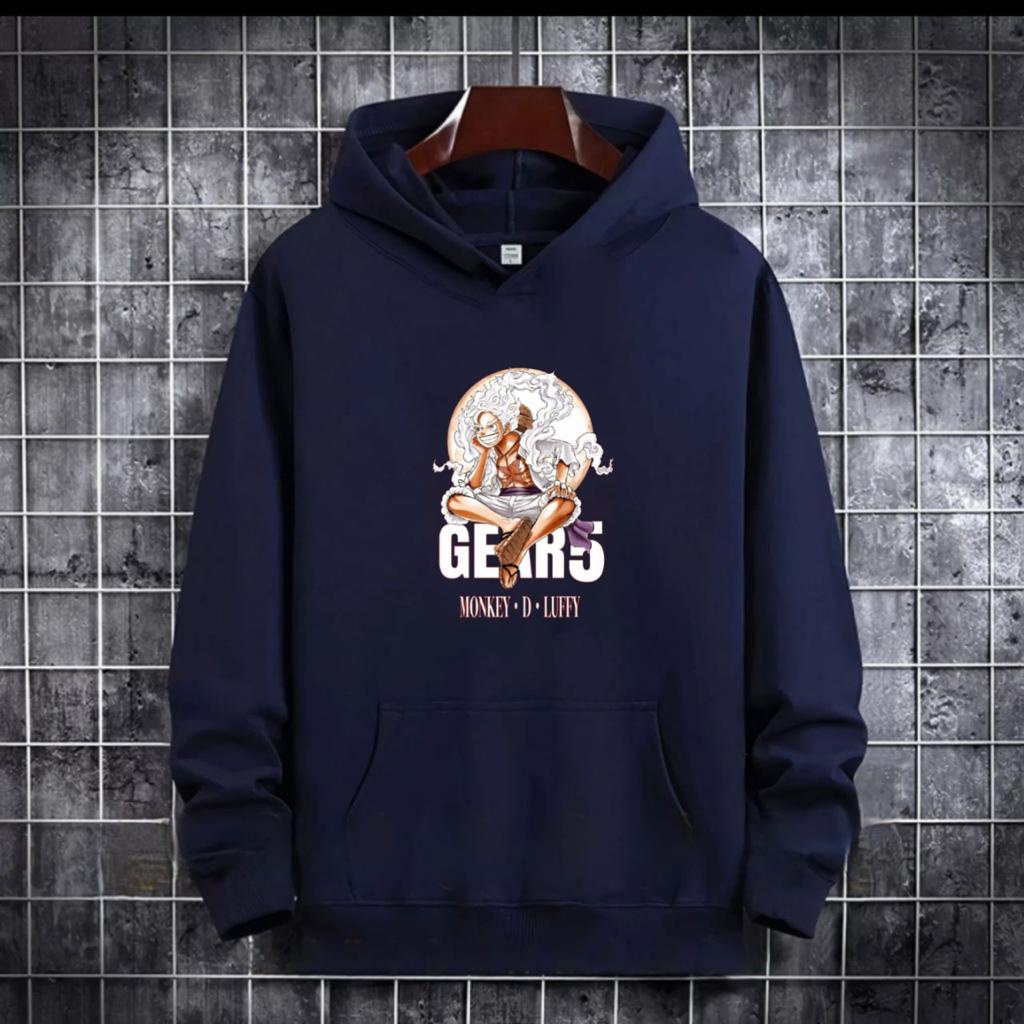 SWEATER HOODIE GEAR5 ONE PIECE / HOODIE MURAH TERLARIS / HOODIE UNISEX / HOODIE PRINTING