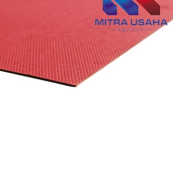 Kertas Fiber Merah Koker Trafo Serat Dinamo Red Gasket Insulation - 0.8 MM