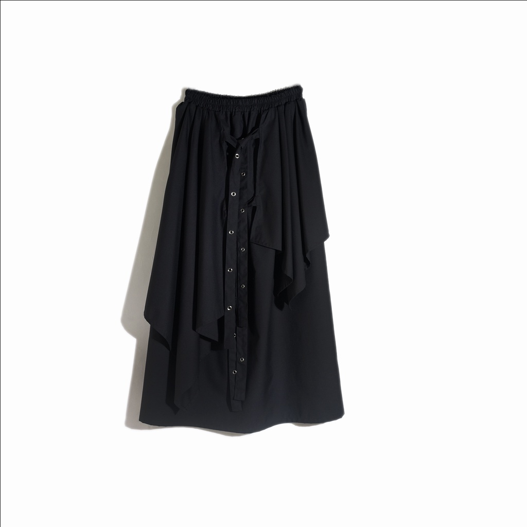 Rashawl Tama Layered Eyelets Skirt