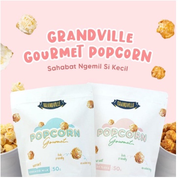 Popcorn Grandville Popcorn Gourmet 50gr Snack anak bayi popcorn anak jagung snack