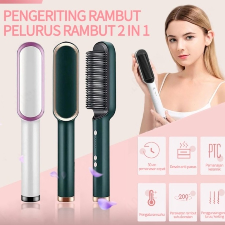 Catok pelurus rambut 2 in 1