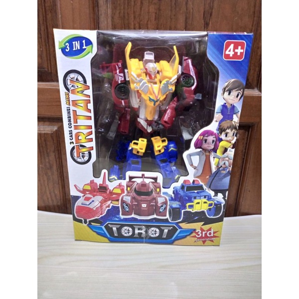 Tobot Tritan 3in1 Mainan Galaxy Detectives Master V Speed,Moster.Suttle SNI