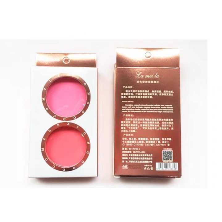 Lameila Palet Blush On 6 Warna Mineral Pigment Blusher Powder By Aurora 5006