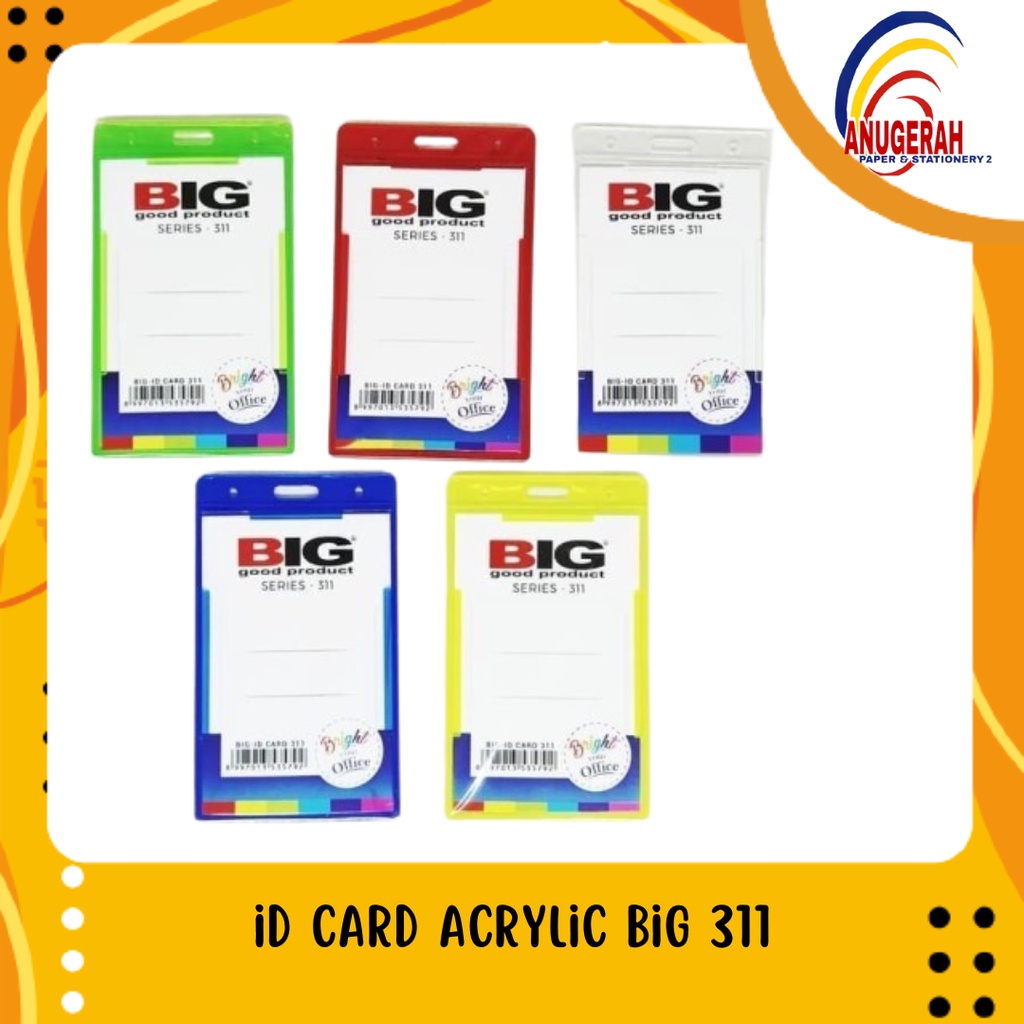 

ID CARD ACRYLIC BIG 311 (PCS)