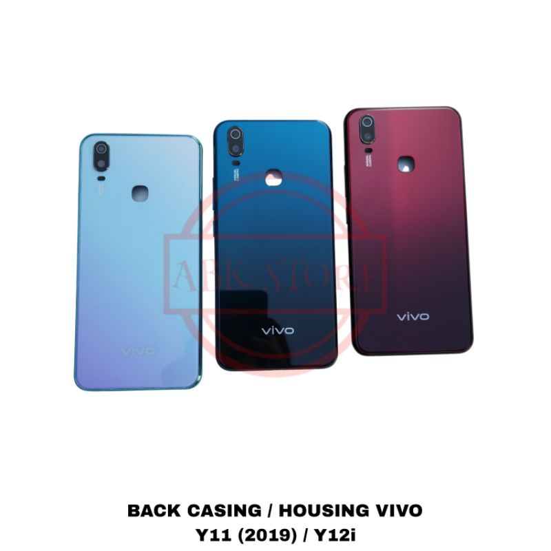 TUTUP BELAKANG BACKDOOR BACKCOVER VIVO Y11 2019 - Y12i BACK CASING HOUSING KESING FULLSET