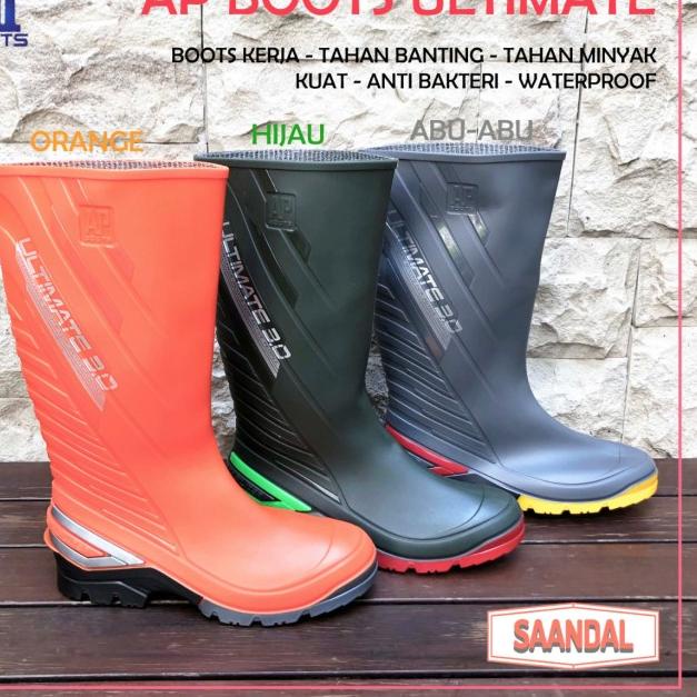 Safety Boots AP Boots 2015 Ultimate 3.0 - Hijau, 39