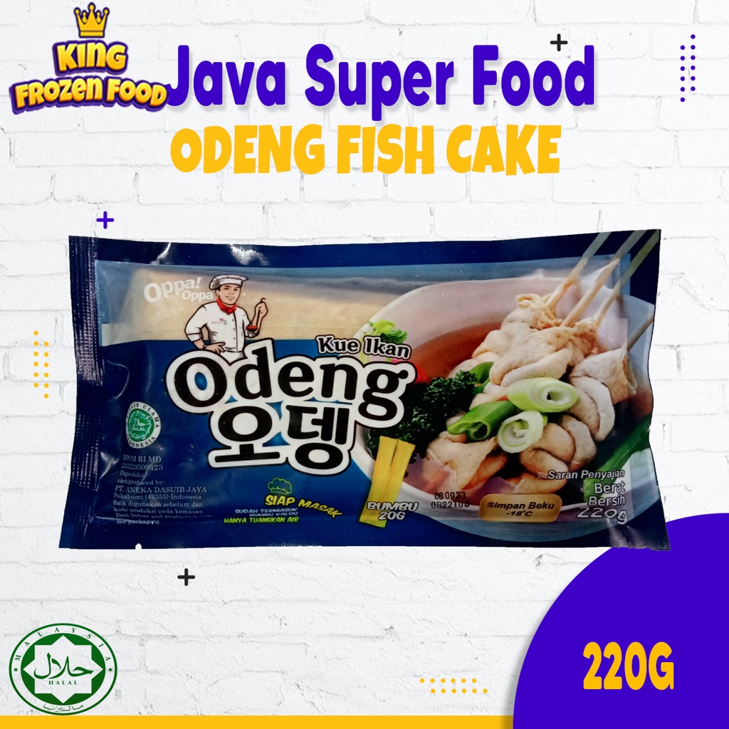 Java Super Food - ODENG FISH CAKE 220GR + BUMBU ODENG 17GR