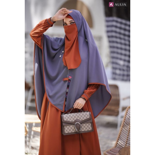NIQOB ZEELA SAVIRA CHESNUT NAIRA RUST FAZILA DARK DENIM ORI AULIA FASHION