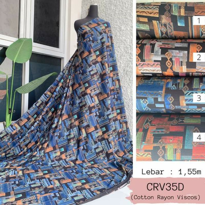Kain Katun Rayon Viscose / Kain Rayon Motif / Maharani Textile