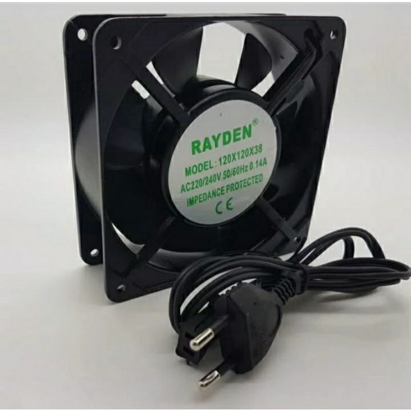 fan rayden 12cm ac 220v kipas angin listrik