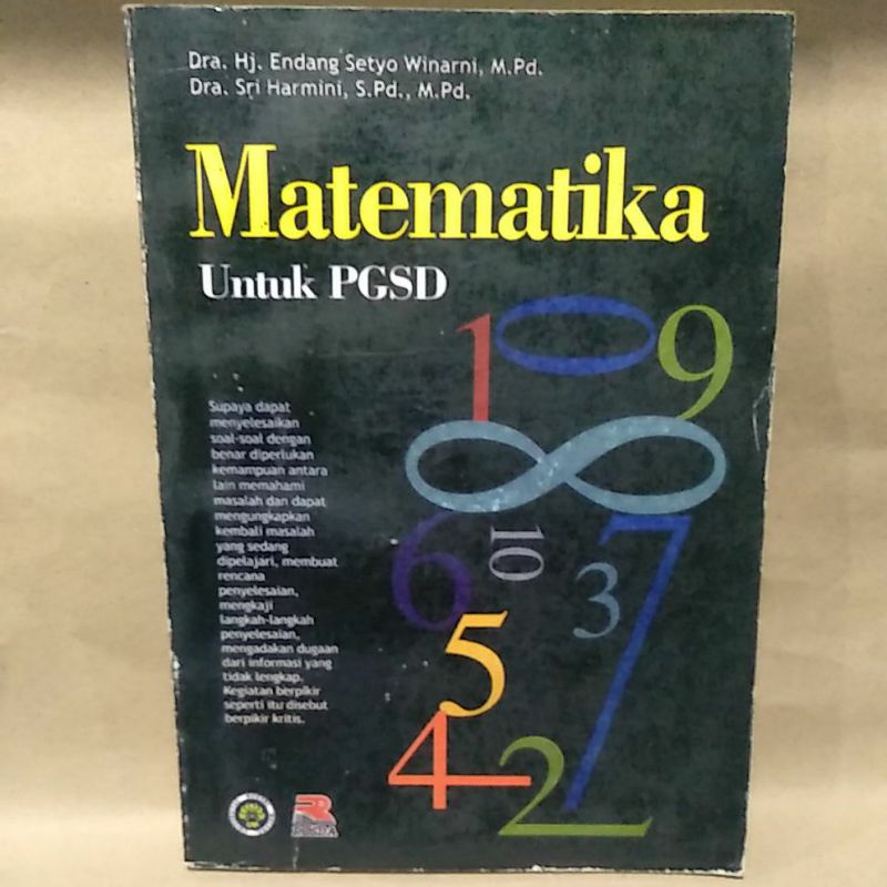 

Matematika Untuk PGSD by Dra. Hj. Endang Setyo Winarni