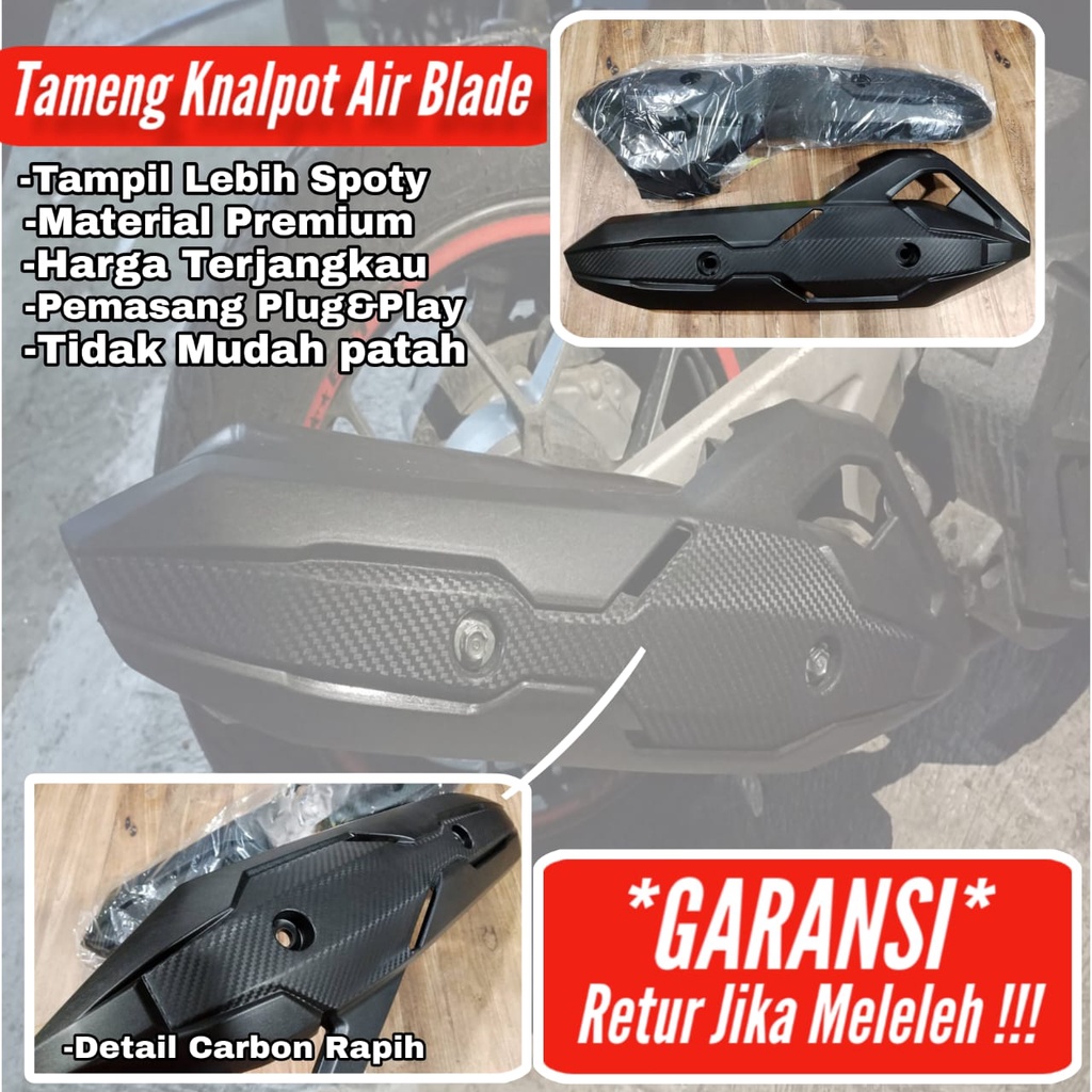 TAMENG KNALPOT VARIO | COVER KNALPOT VARIO |TUTUP KNALPOT PCX|TAMENG KNALPOT BEAT COPY CMS END MUFFLER TAMENG KNALPOT AIR BLADE TAMENG AIR BLADE END MUFFLER HUGGER AIRBLADE