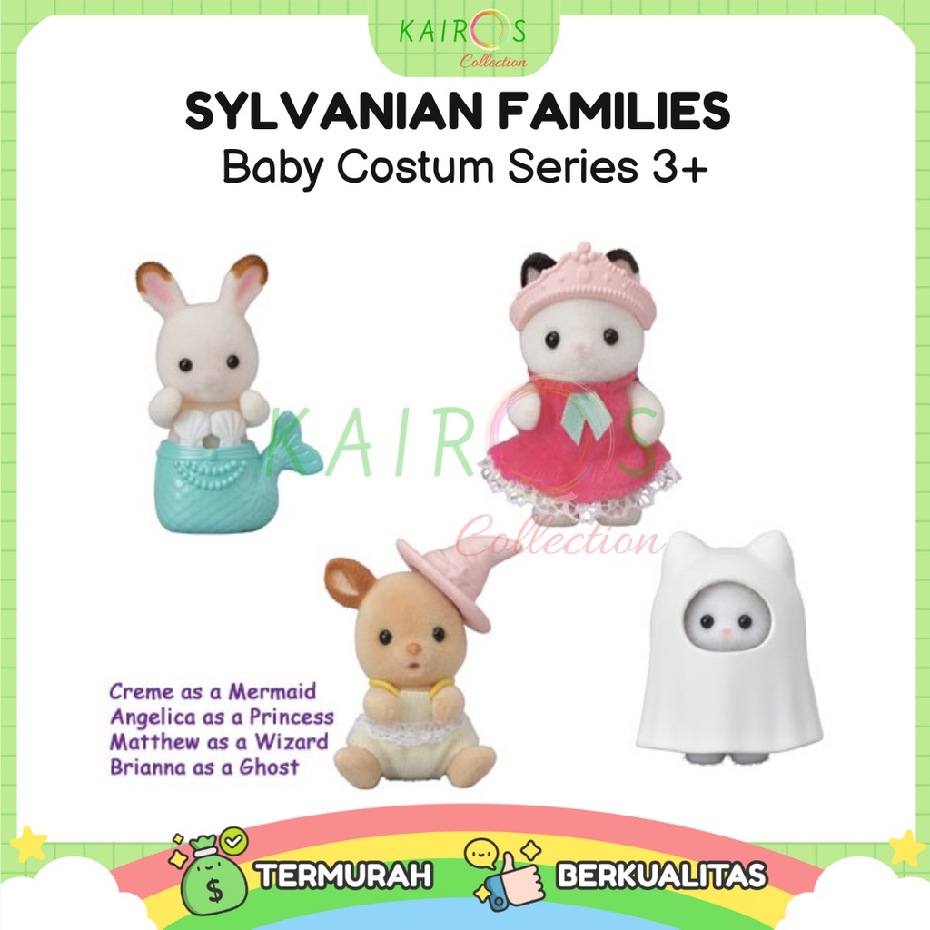 Mainan Anak Sylvanian Families Baby Costum Series 3+