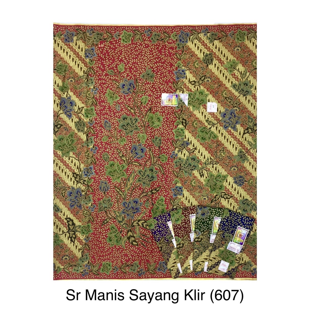 Grosir 5pc - Kain Sarung Batik Katun Manis Sayang