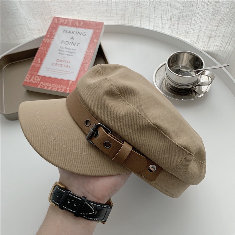 Topi Baret Bahan Wol Gaya Inggris Perancis