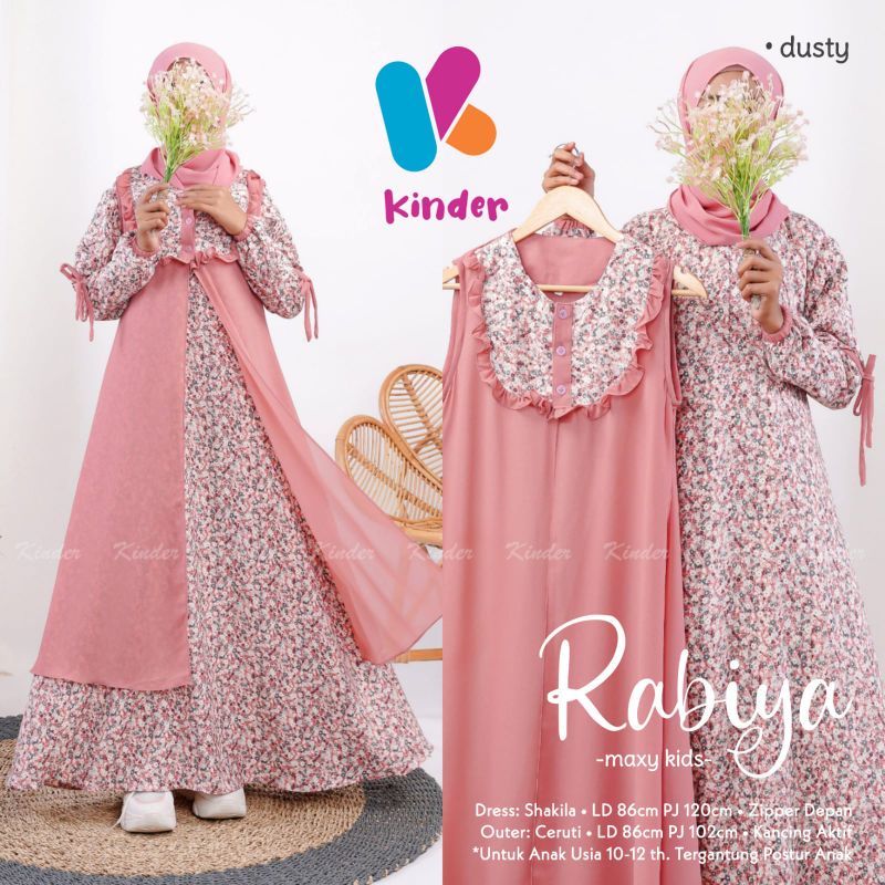 RABIYA SET KIDS BY KINDER • Setelan Anak Remaja Perempuan