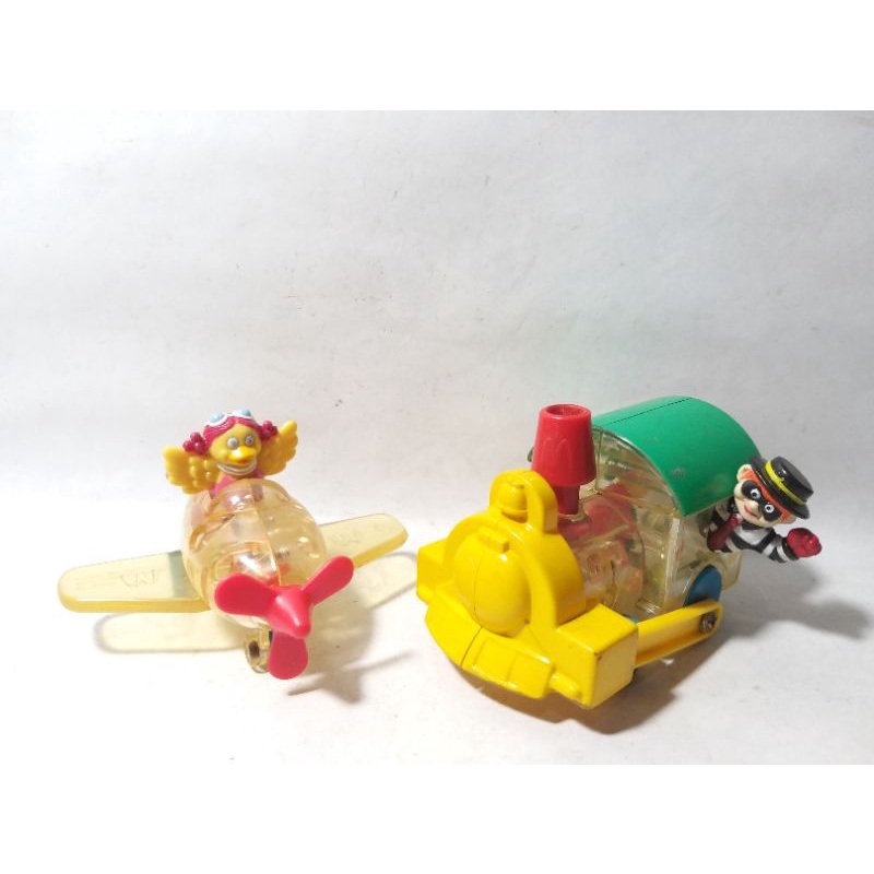 Maskot Birdie Hamburglar Train Plane Pesawat Kereta Api Tour Travel Transportation Happy Meal Mcd Mc