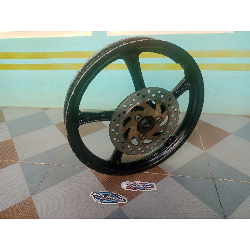 velg depan / Pelek depan kompit full piringan dan laker Mio J, Mio GT, soul GT, Mio m3, Mio z, soul 