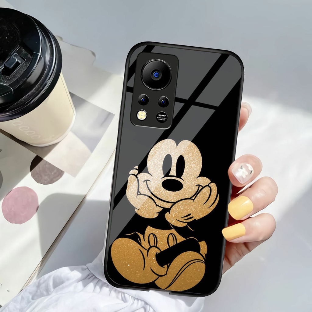 (U 113) Case Kaca Infinix Hot 11s NFC - Casing Hp Infinix Hot 11s NFC - Softcase Kaca Glossy Infinix