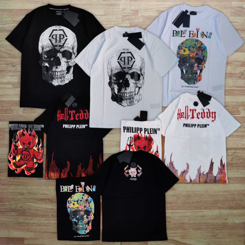 BAJU KAOS PHILIP PLEIN MIRROR FULLTAG HIGH QUALITY | T-SHIRT PHILIP PLEIN FULLTAG | KAOS PHILIP PLEI