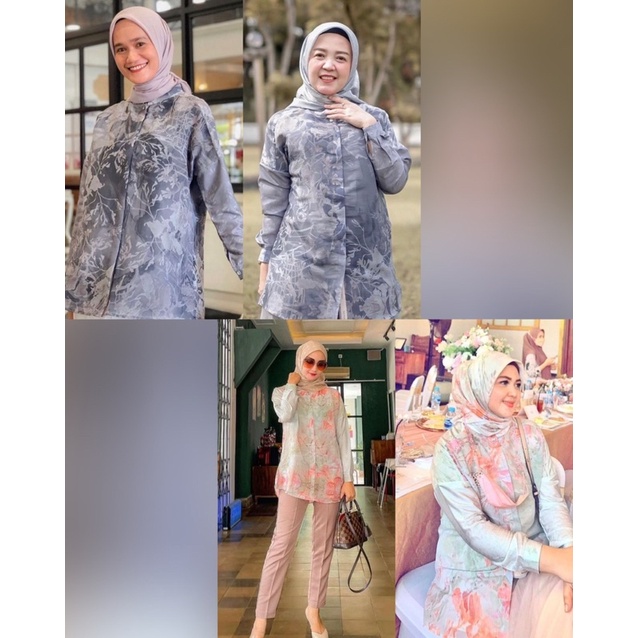 VALVIA TOP BUTTONSCARVES X RIAMIRANDA