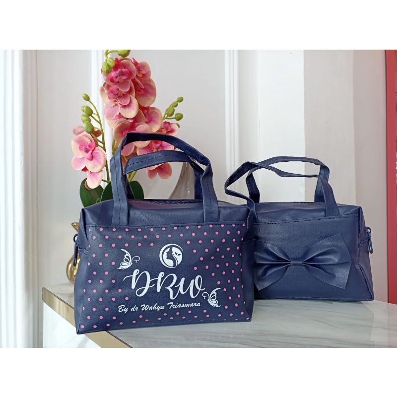 Pouch Tas tenteng DRW Skincare Muat 2-3 paket Standar