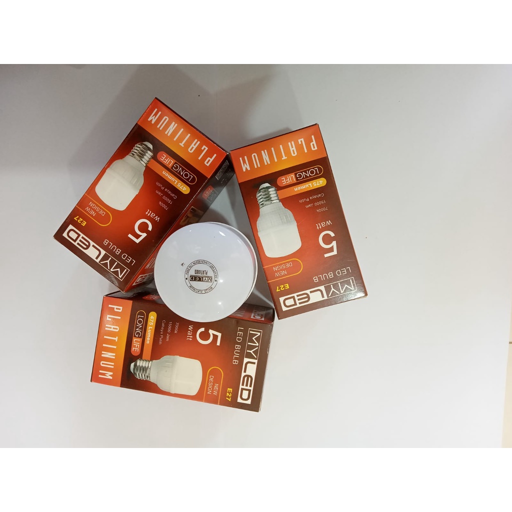 MyLED platinum 5w/5watt Lampu My LED Bulb daylight putih